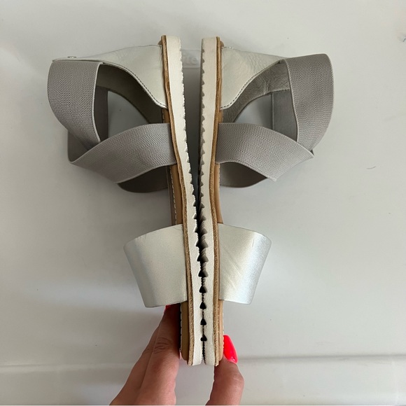 Sorel Silver Ella Sandals Size 8.5 - Picture 5 of 11